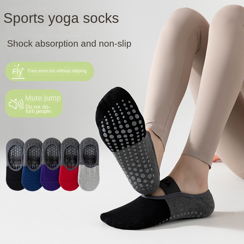 Yoga Strap Cotton - 5 pasang Kaus Kaki Yoga Profesional