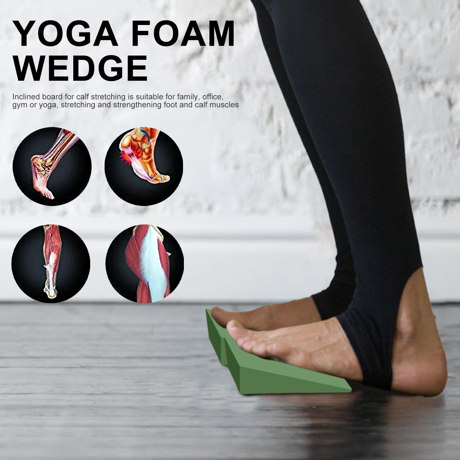 Pilates Yoga Block Exercises - Blok Yoga Wedge dari Busa EVA,
