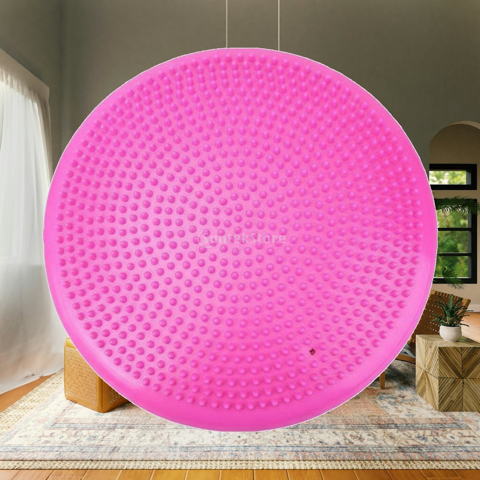 Exercise Disc Inflatable - Bantal Yoga Wobble untuk Latihan Keseimbangan,