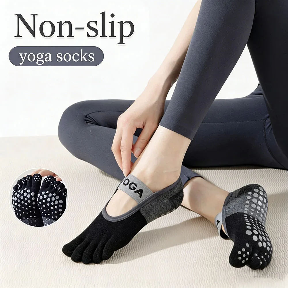 Pilates Yoga Youtube - 1 Pasang Kaus Kaki Lima Jari