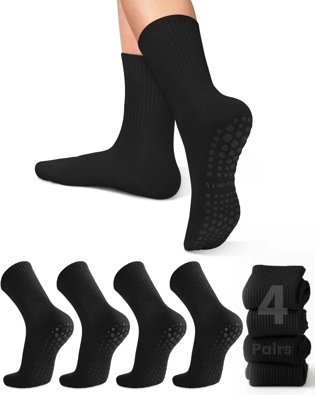 Pilates Yoga Origin - 4 pasang kaus kaki yoga wanita,
