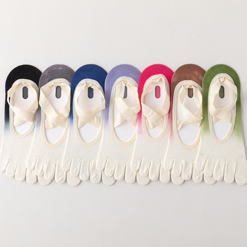 Yoga Strap Cotton - Kaus Kaki Yoga Lima Jari Tali