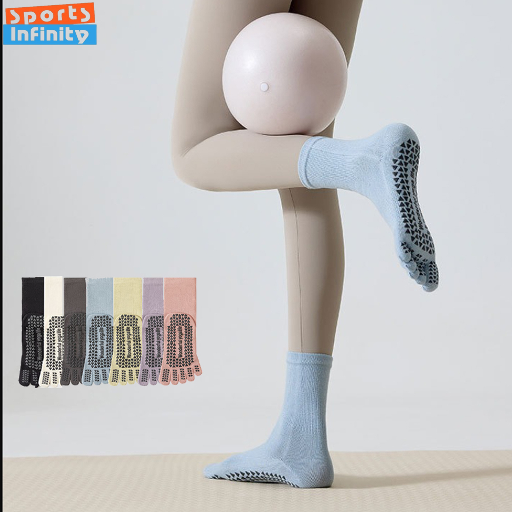 Pilates Yoga Youtube - Kaos Kaki Yoga Lima Jari Anti