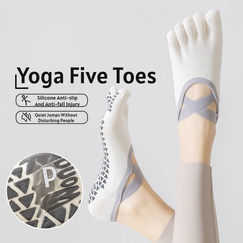 Pilates Yoga Origin - Kaus kaki yoga tipis lima jari