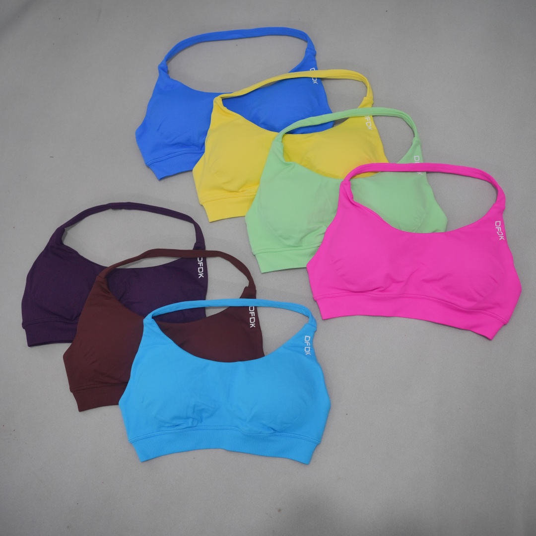 Yoga Strap Cotton - DFDK Bra Olahraga Wanita Tanpa Jahitan,