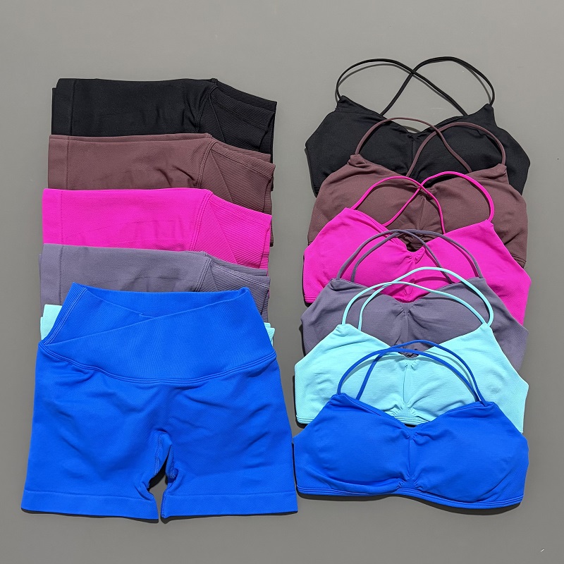 Yoga Strap Cotton - Set Olahraga Wanita 2 Potong Vision