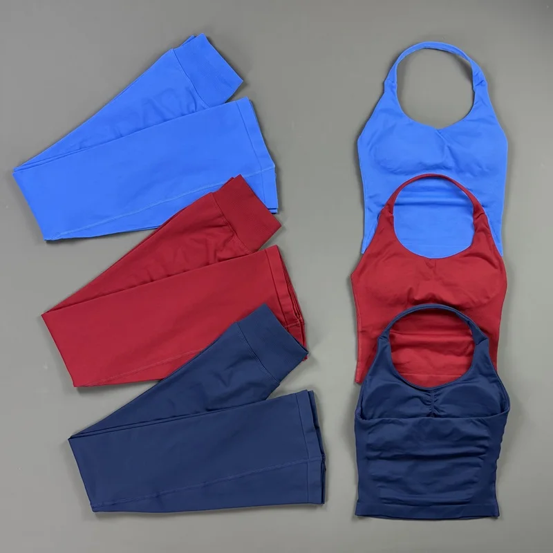 Pilates Yoga Legging - Set Legging Flare Tanpa Jahitan dengan