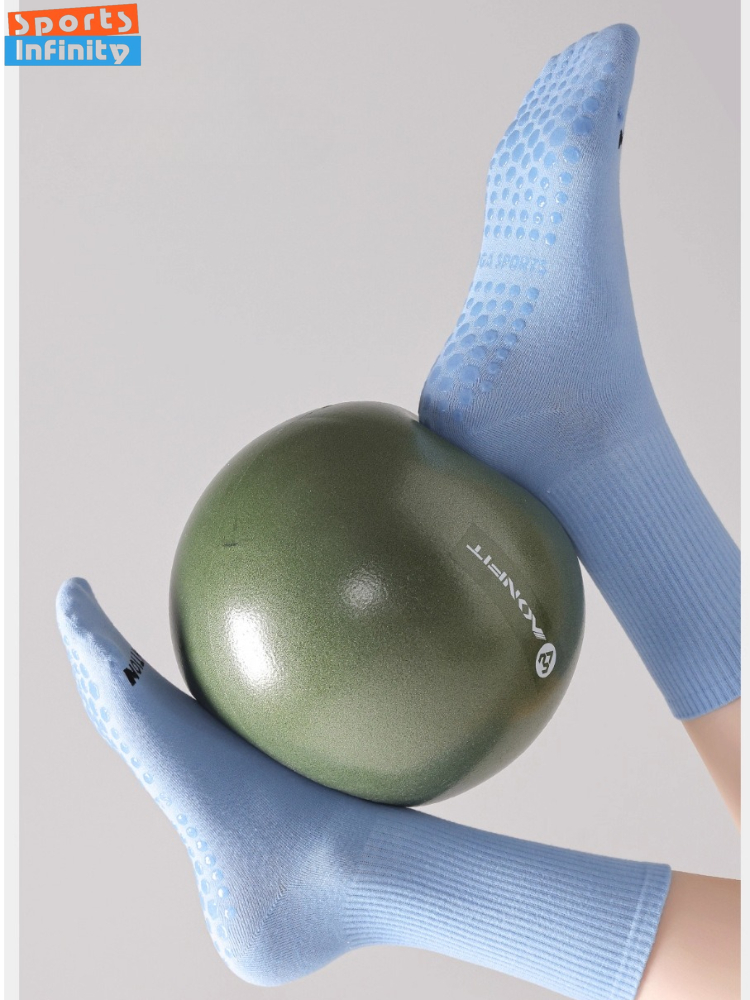 Pilates Yoga Youtube - Kaos Kaki Yoga Warna Solid Anti