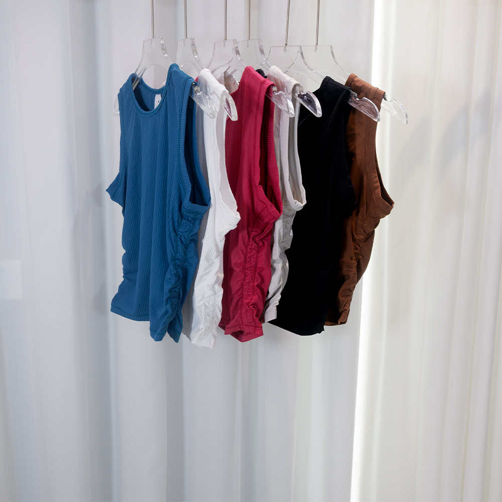 Pilates Yoga Wear - Pakaian Yoga Musim Panas Atasan Tanpa
