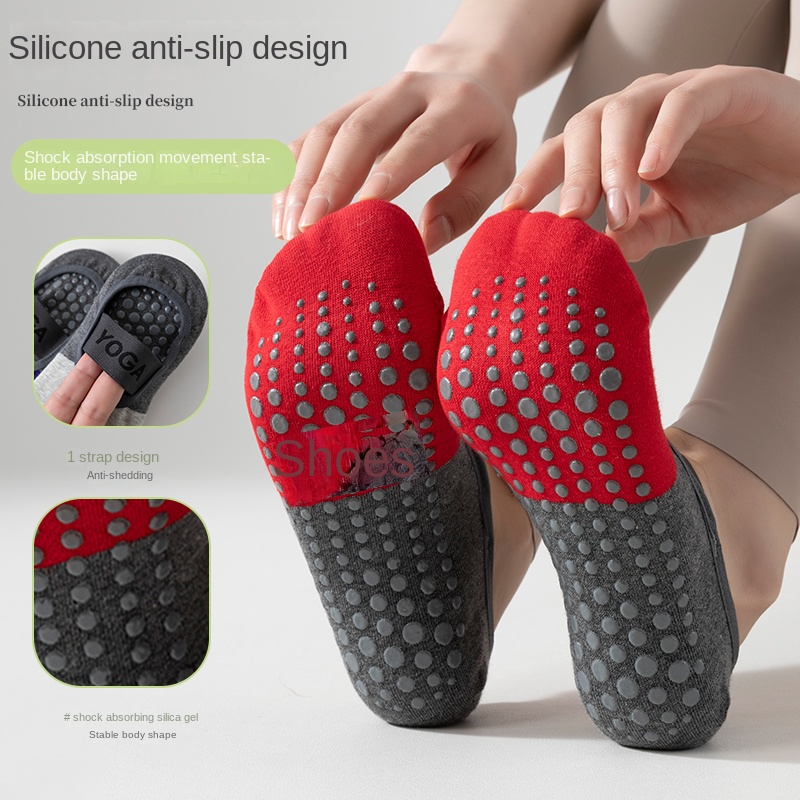 5 pasang Kaus Kaki Yoga Profes - Yoga Strap Cotton ulasan dan harga