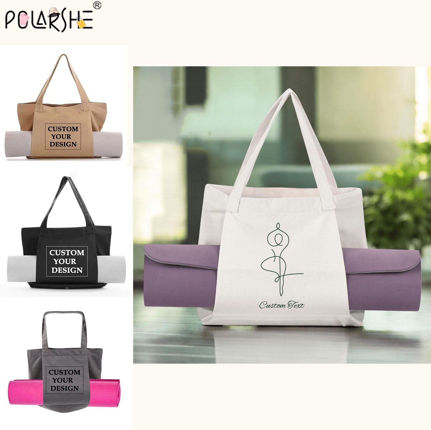 Tas Jinjing Matras Yoga Kustom - Yoga Mat Bag Carrier ulasan dan harga