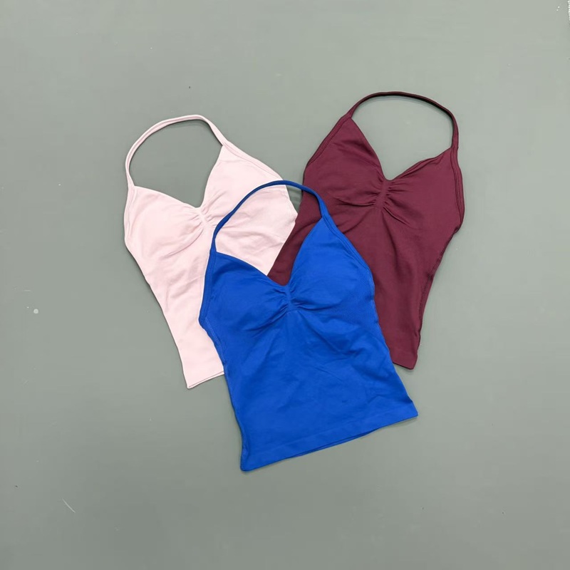 Tank Top Olahraga Wanita Tanpa - Yoga Strap Cotton ulasan dan harga