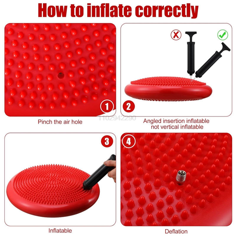 13.5in / 34Cm Bantalan Goyanga - Exercise Disc Inflatable ulasan dan harga