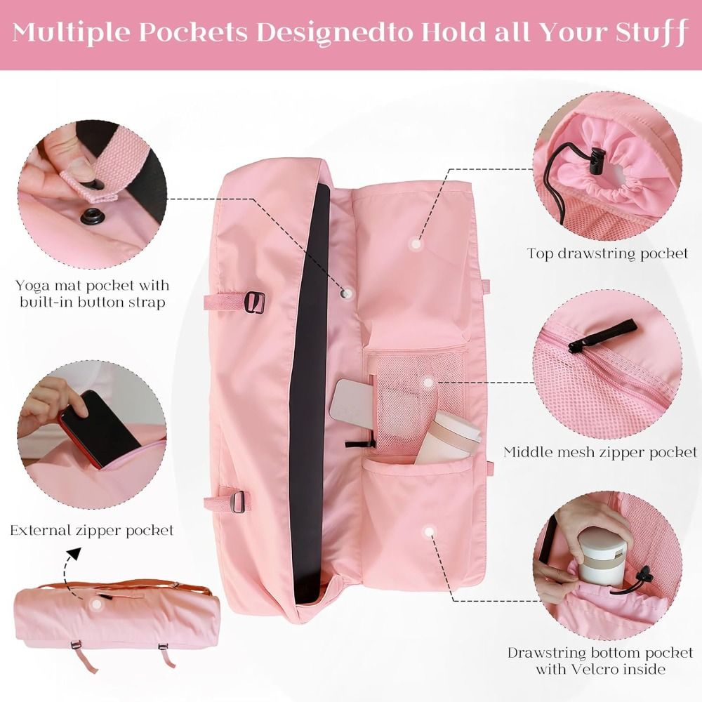 Tas Yoga Anti Air Desain Baru  - Yoga Mat Bag Carrier ulasan dan harga