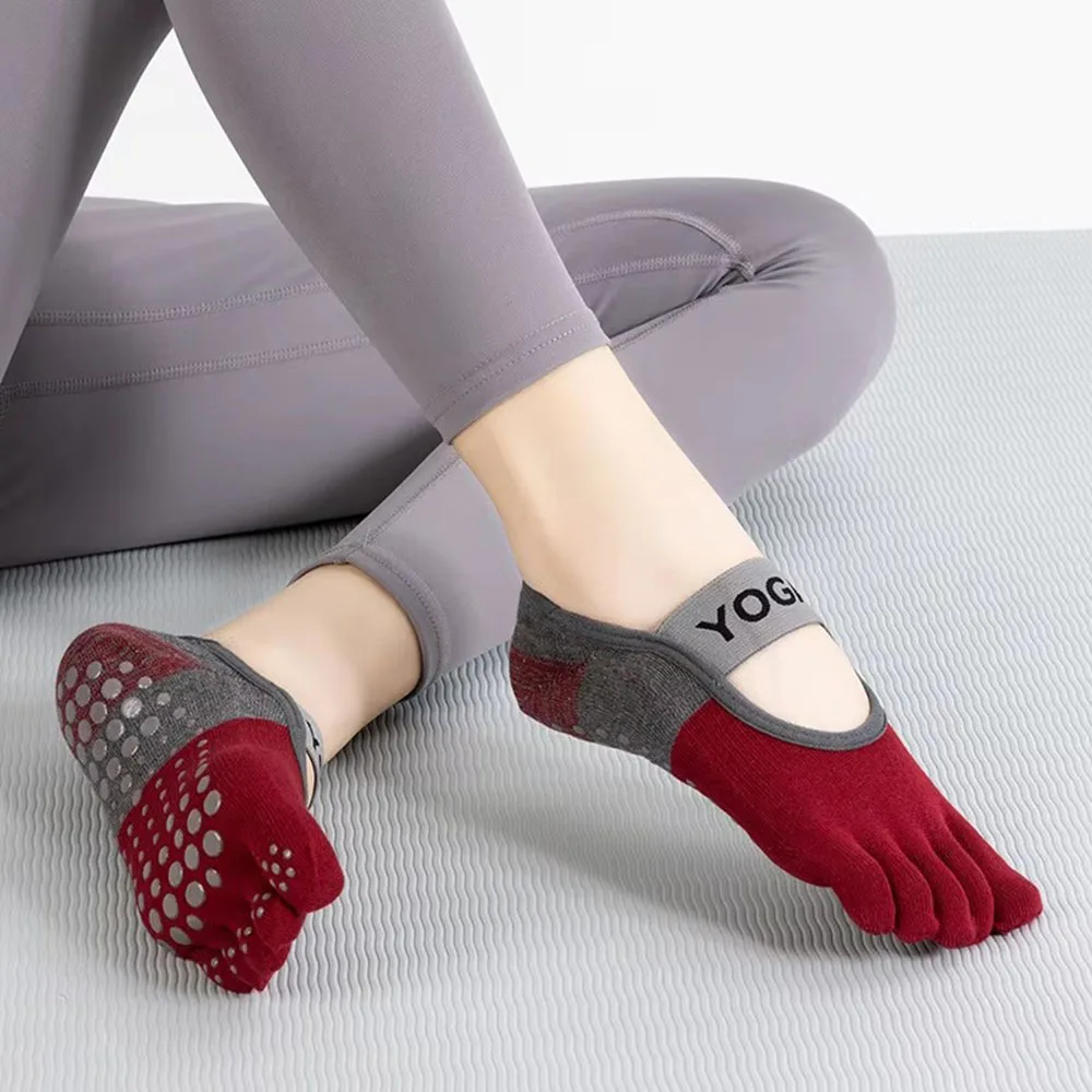 1 Pasang Kaus Kaki Lima Jari W - Pilates Yoga Youtube ulasan dan harga