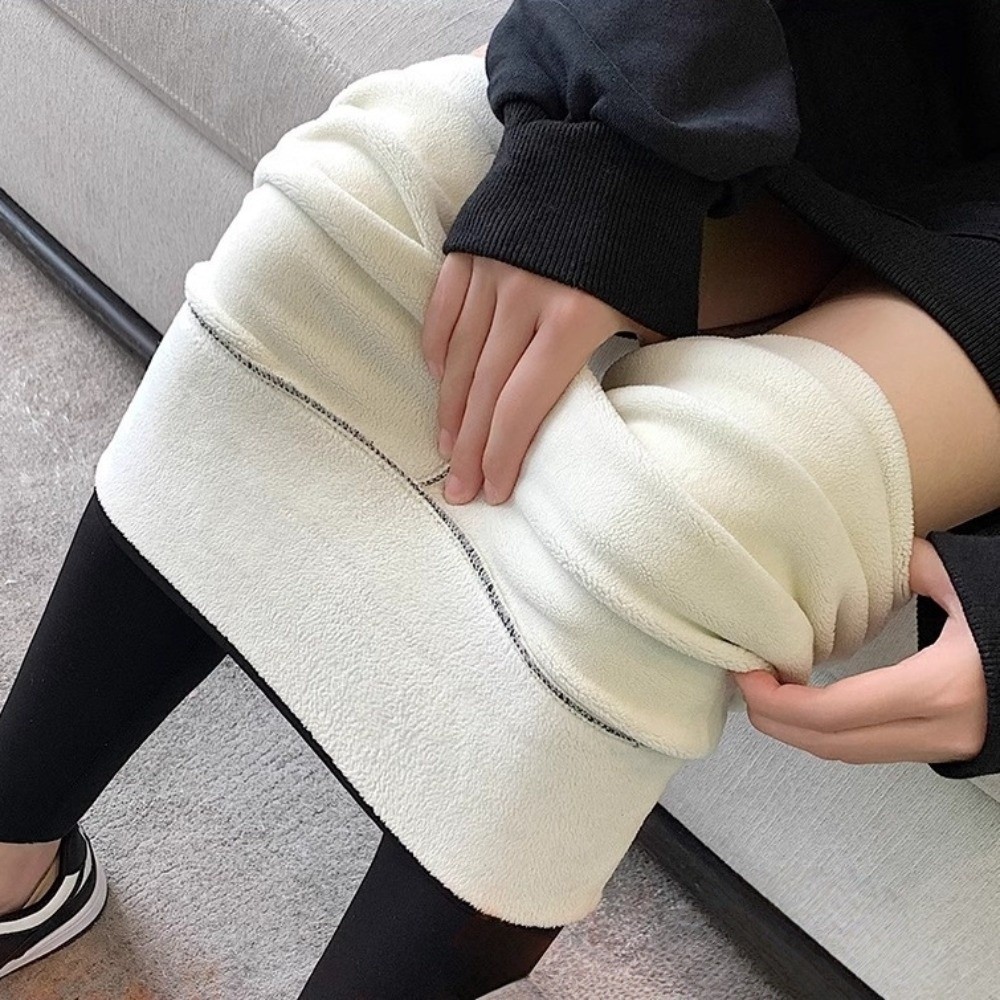 Legging Fleece Pinggang Tinggi - Pilates Yoga Legging ulasan dan harga