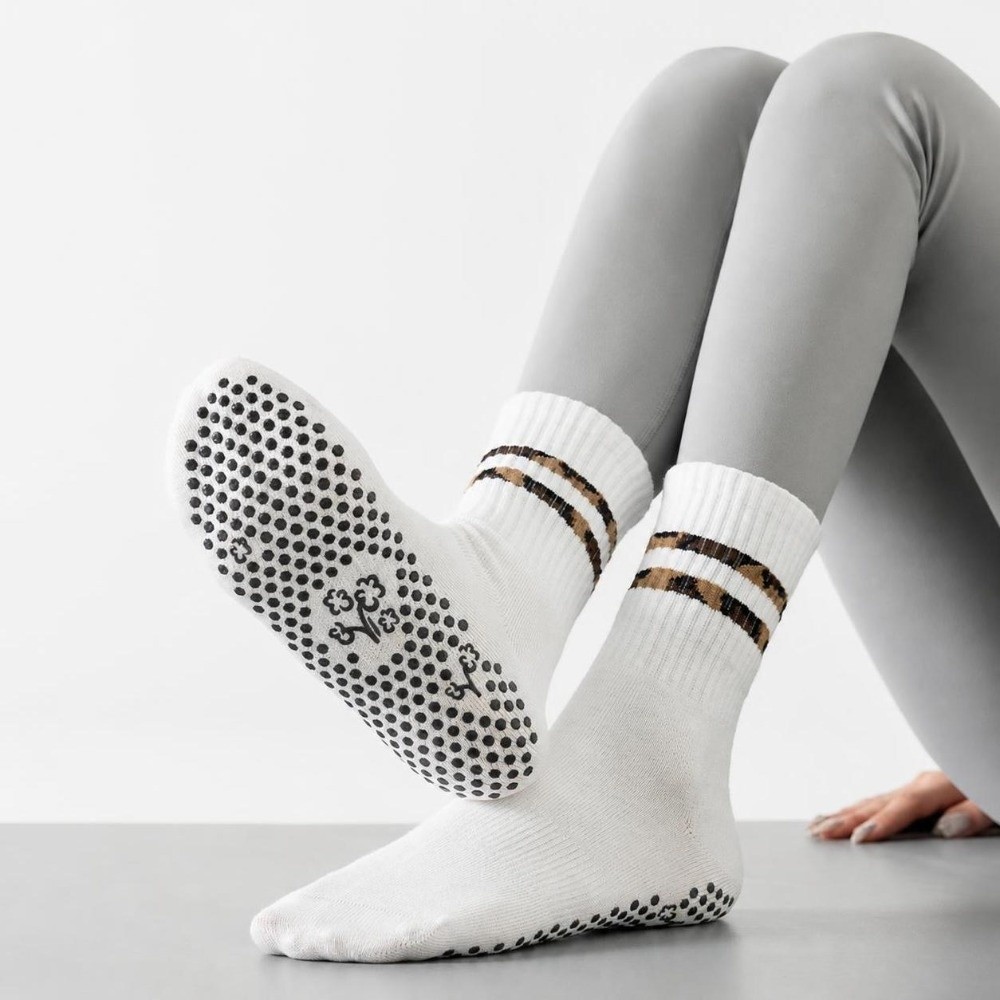 Kaus Kaki Pilates Katun untuk  - Pilates Yoga Youtube ulasan dan harga