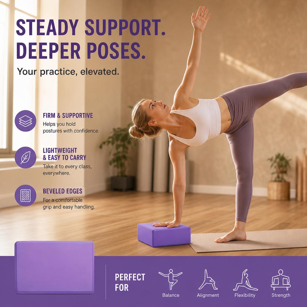 Blok Yoga untuk Menari, Bata B - Pilates Yoga Block Exercises ulasan dan harga