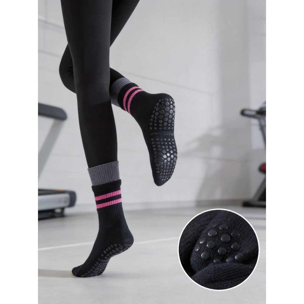 1 Buah Kaus Kaki Yoga Anti Sel - Pilates Yoga Gym ulasan dan harga