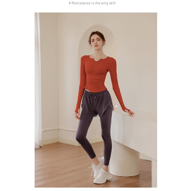 Setelan Yoga untuk Wanita Atas - Pilates Yoga Morning ulasan dan harga