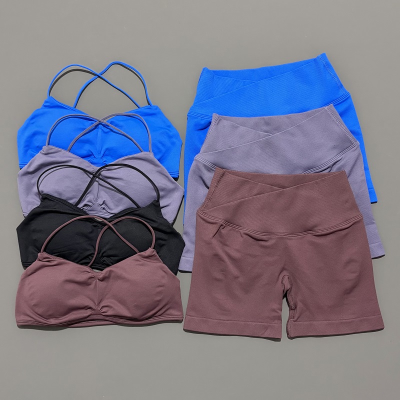 Set Olahraga Wanita 2 Potong V - Yoga Strap Cotton ulasan dan harga