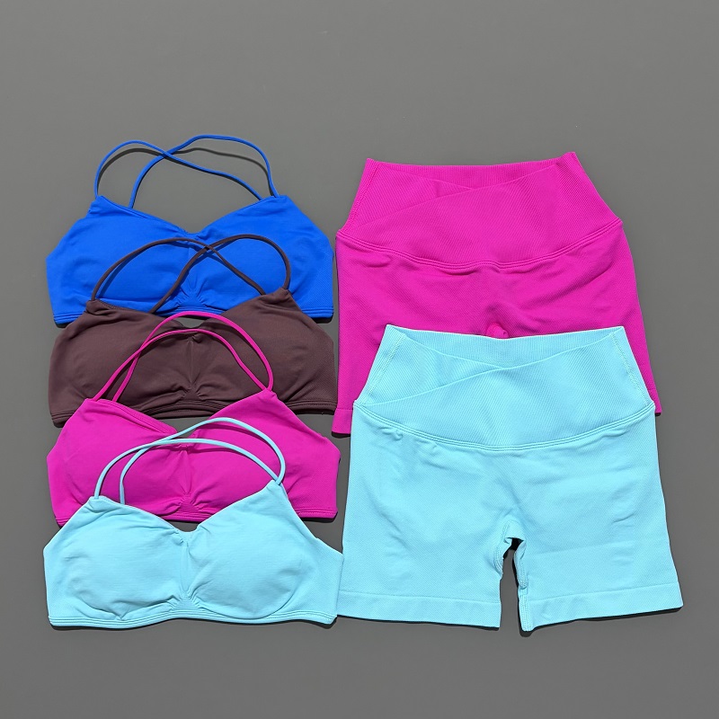 Set Olahraga Wanita 2 Potong V - Yoga Strap Cotton ulasan dan harga