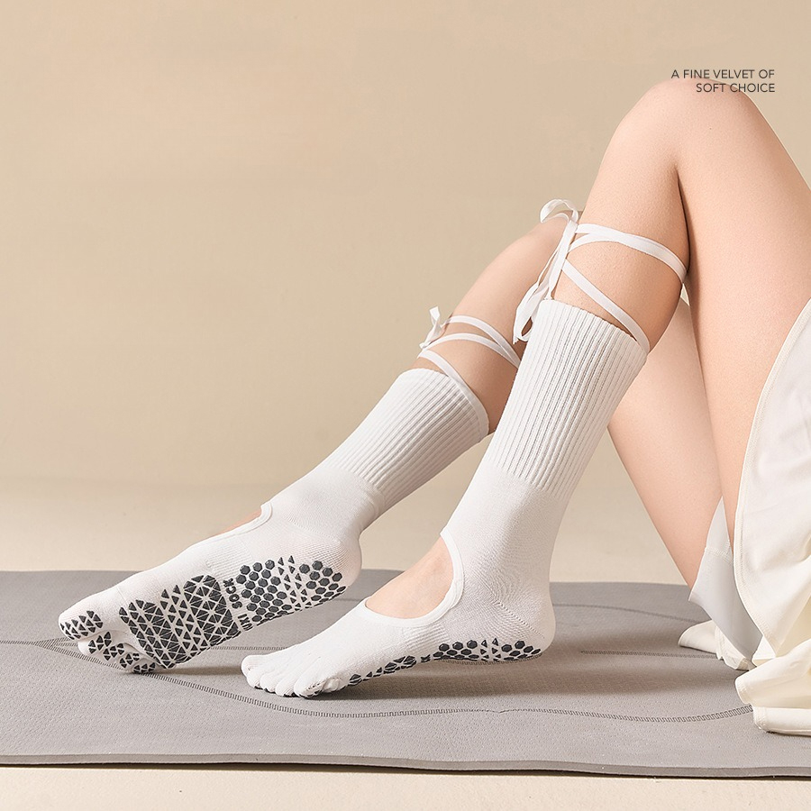 Kaus Kaki Yoga dengan Tali dan - Pilates Yoga Youtube ulasan dan harga