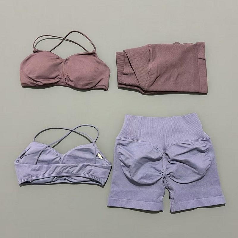 Set Olahraga Wanita 2 Potong V - Yoga Strap Cotton ulasan dan harga